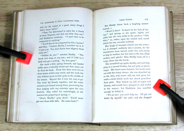 Page with slight water damage.