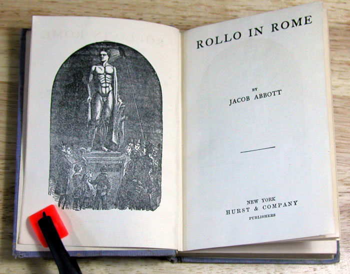 Rollo in Rome Title Page
