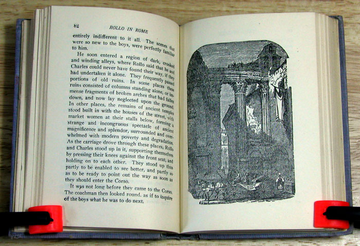 Rollo In Rome Interior Illustration